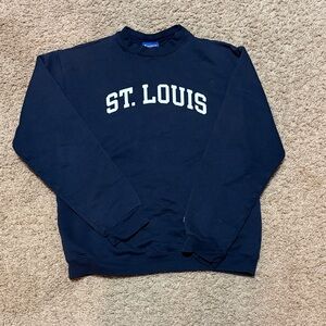 Champion St. Louis Navy Crewneck Sweater